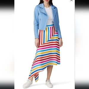 Color Me Courtney Periwinkle Dennis Biker Jacket Women's 8 EUC